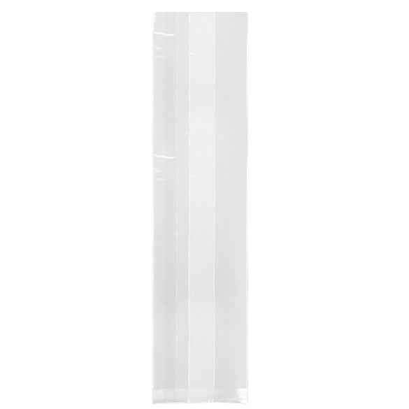 Plastic Zakken 6,7x4,8x26cm met zijvouw Zware Kwaliteit (100 stuks) [HDGB8]