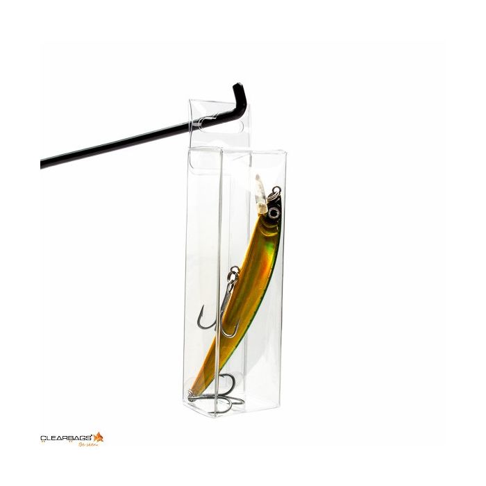 Plastic Doosjes 3,8x3,2x12,7cm met Hanggedeelte (25 stuks) [HFB220]