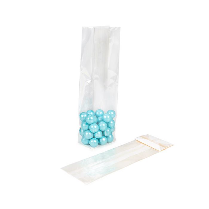 Blokbodemzakken Milieuvriendelijk thuis composteerbaar met papieren kaart 8.9x5.7x30.5 cm (100 stuks) [FGPBE16]