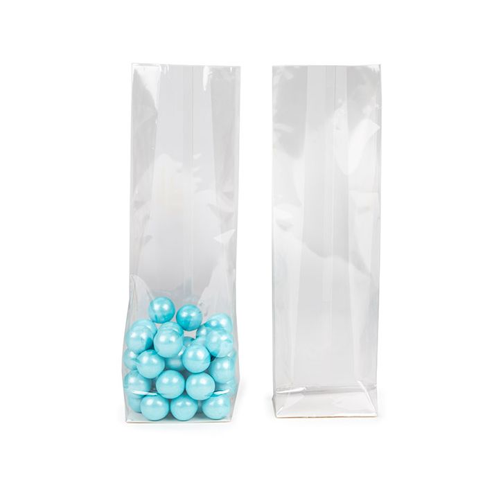 Blokbodemzakken Milieuvriendelijk thuis composteerbaar met papieren kaart 8.9x5.7x30.5 cm (100 stuks) [FGPBE16]