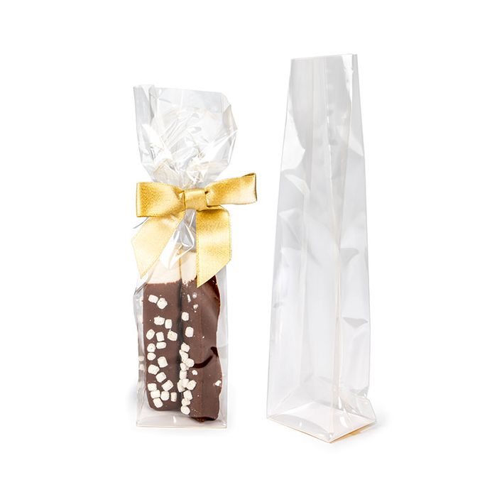 Blokbodemzakken Milieuvriendelijk thuis composteerbaar met papieren kaart 6.7x4.8x26 cm (100 stuks) [FGPBE13]