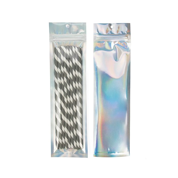 Gripzakken Transparant/Holograpic 6,4x22,9 cm (100 Stuks) [HZBB1CH]