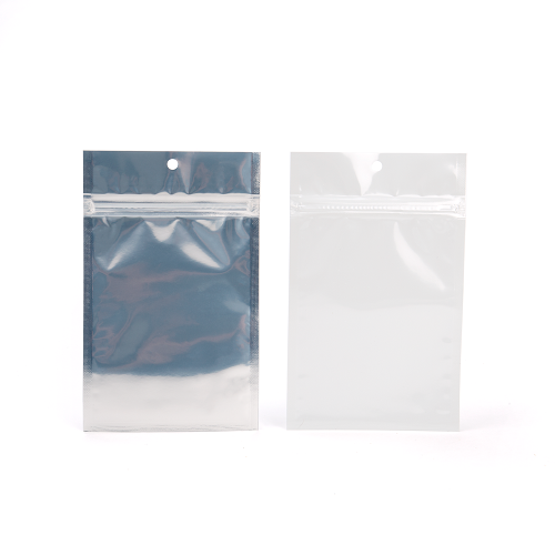 Grip Seal Bags Transparent/White 7.5x11.5cm