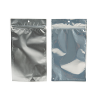 Grip Seal Bags Transparent/Silver 10x16.5cm