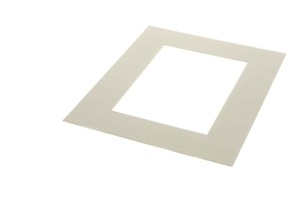 Passepartout Ivoor 32,1x47,3cm Venster - Buitenmaat 45,7x61cm (10 stuks) [MS20101]