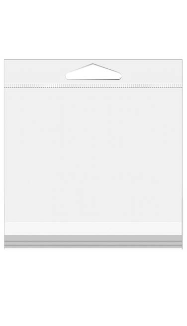 Headerbags 27.3x26cm Reclosable and Crystal Clear