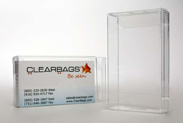Plastic Gift Boxes 5.4x2.5x9.2cm Crystal Clear