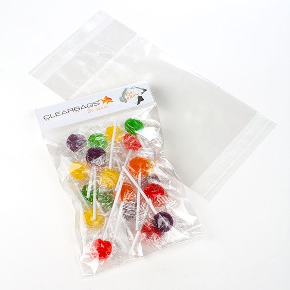Headerbags open Header 13,8x18,4cm voor eigen Kopkaart (100 stuks) [IHB5X7]