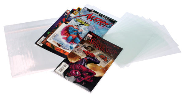Plastic Bags for Comic Books 22x28 + 4cm with Protective Closure