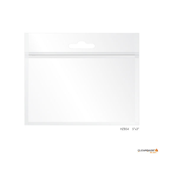 Grip Seal Bags with Euroslot 12.7x7.6cm laminated