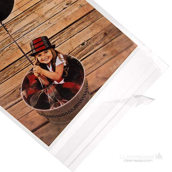 Headerbags open Header 10,8x15,6cm voor eigen Kopkaart (100 stuks) [IHB4X6]