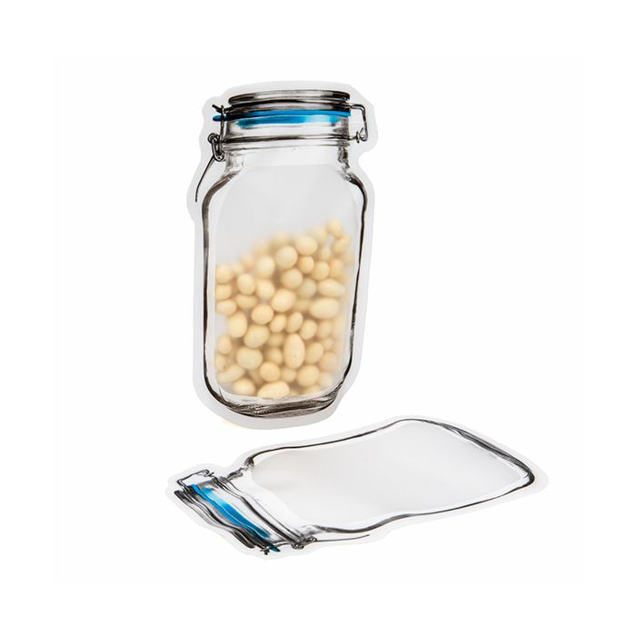 Stazakken Glazen Pot Vorm 14,9x6,7x24,3cm (25 Stuks) [JARLG]