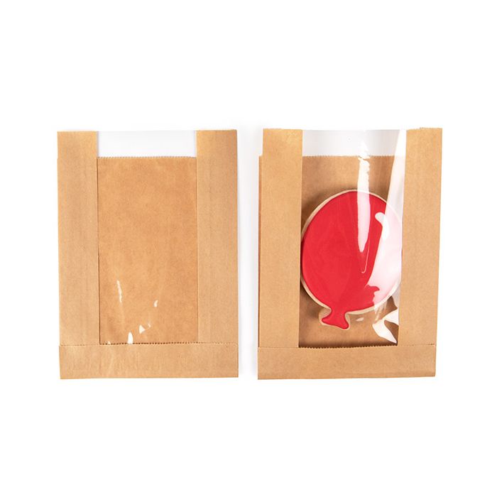 Kraft Zijvouw Zakken 13x2,9x17,8 cm (100 Stuks) [KBB6]