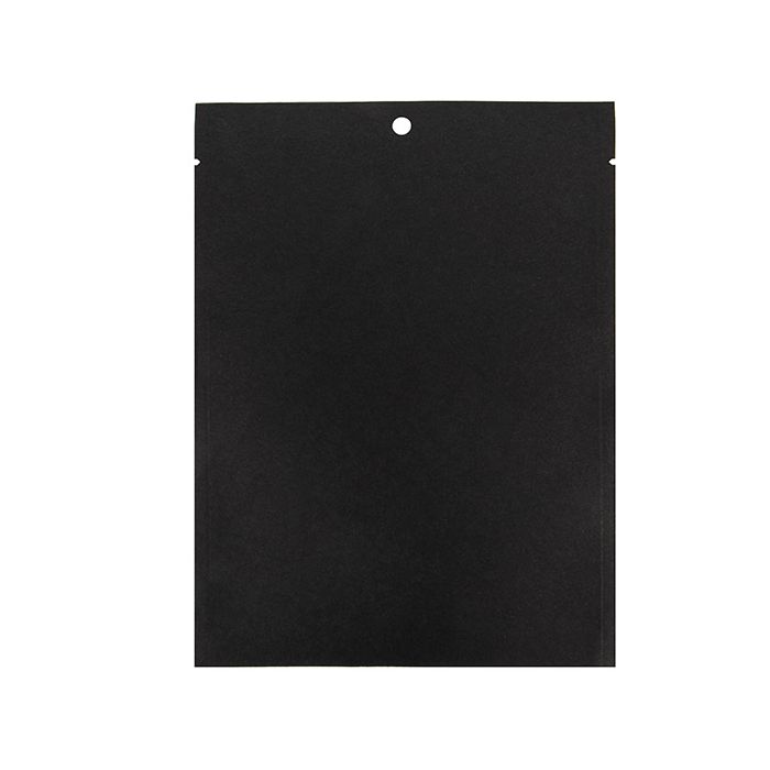 Kraft Bags Black Eco-fiendly 12,7x17,8 cm Sealable