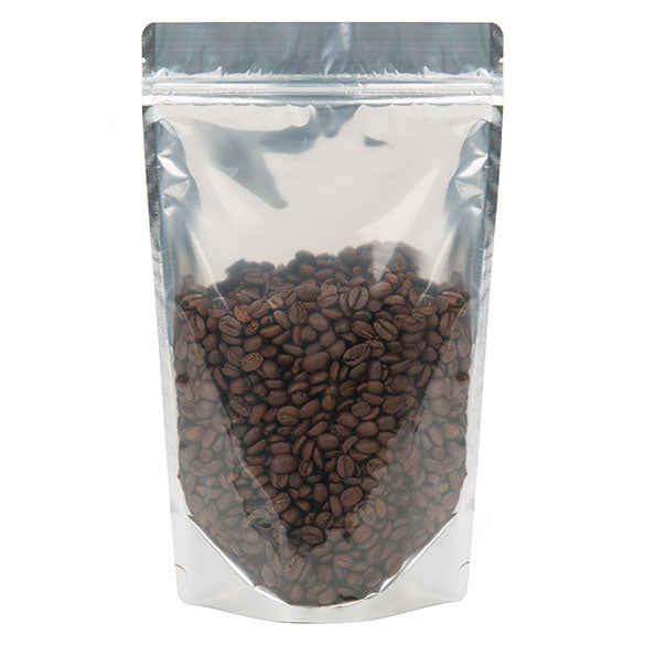 Stazakken Transparant/Kraft 17x9x28,5cm | 340 gram (100 stuks) [ZBGK4]