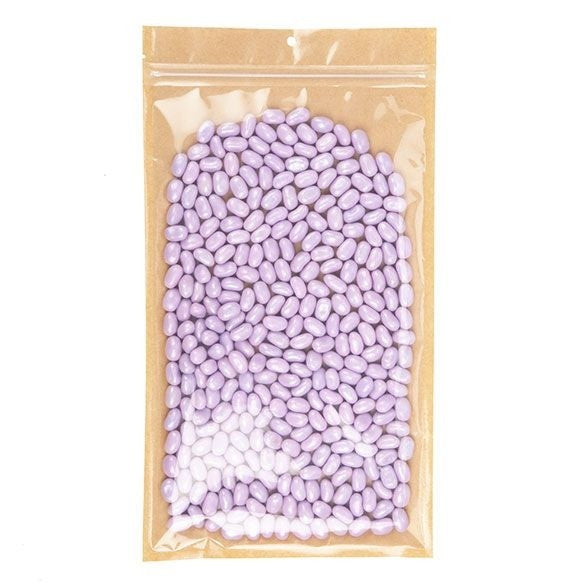 Kraft Gripzakken met transparante voorkant 17.8 x 30.5 cm met ophanggat (100 stuks) [HZB8KC]