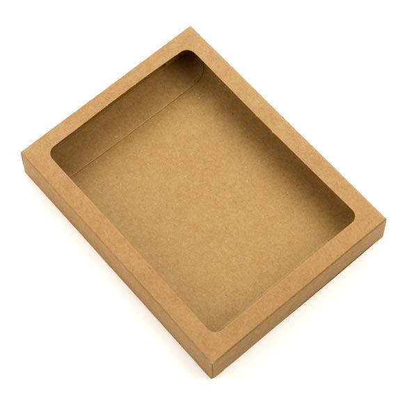Kraftdoosjes 11,4x2,2x14,9cm Uitgesneden Venster (25 stuks) [WKR247]