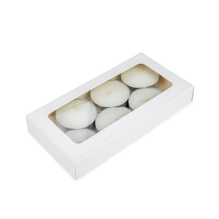 Kraftdoosjes Wit met Venster 7x2.1x13.8 cm (25 stuks) [WKRGW315]