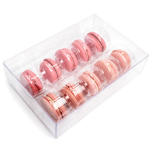 Macaron geschenkdoosjes set voor 10st. 12,9x5,1x19,1 cm (25 stuks) [MBS2]