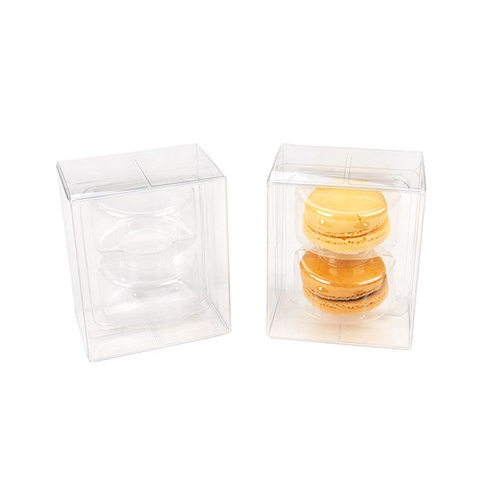 Franse Macaron Dozen set voor 2 stuks 6.5x5.1x10.2 cm (25 stuks) [MBS6]