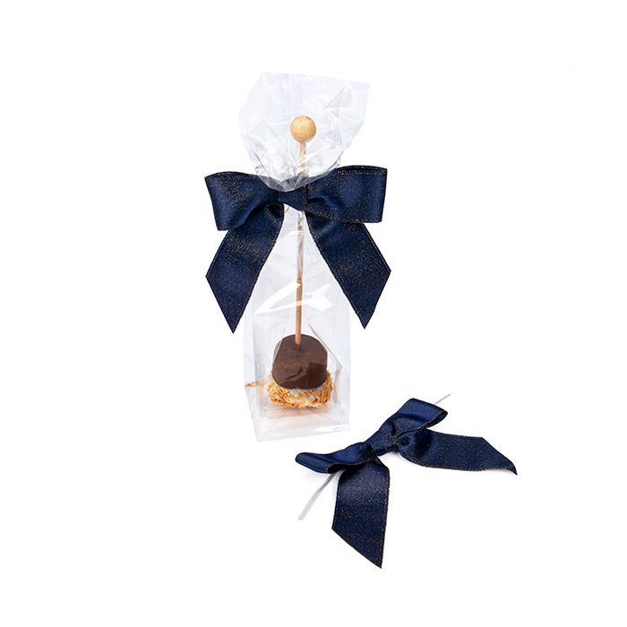 Strikken Voorgestrikt Gemetalliseerd Midnight Blauw 8,9 cm (25 Stuks) [MBOWM]