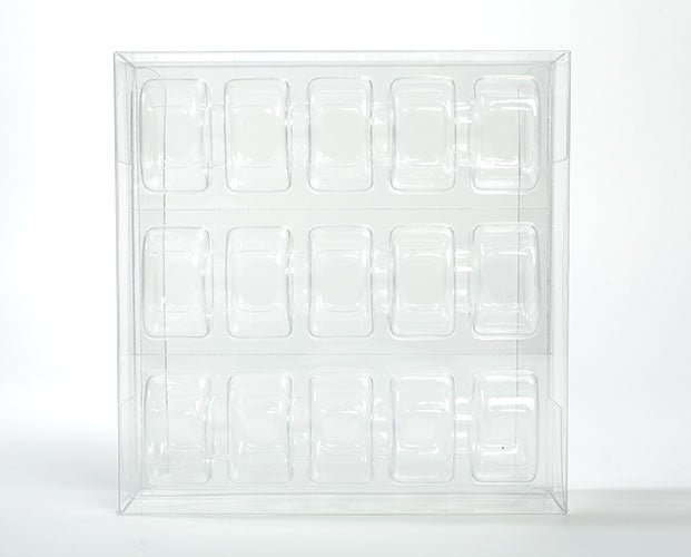 Plastic Doosjes 19,5x5,1x19,1cm Kristalhelder (25 stuks) [FPB258]
