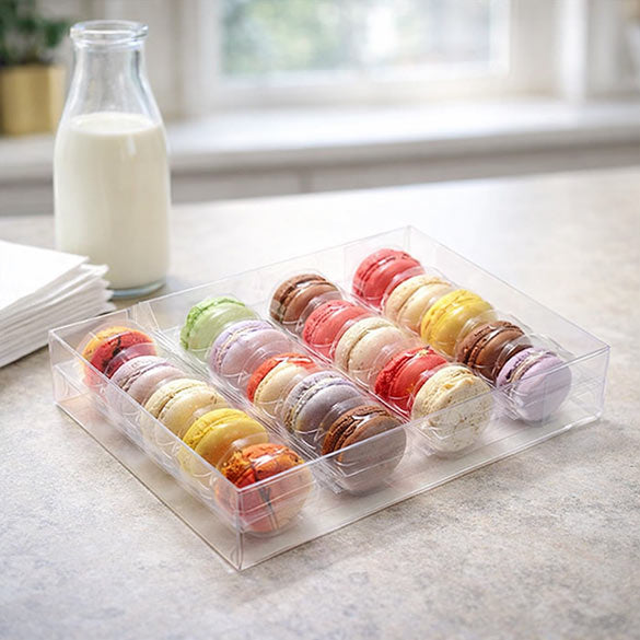 Franse Macaron Dozen set voor 20 25.9x5.1x19.1cm (25 Stuks) [MBS4]