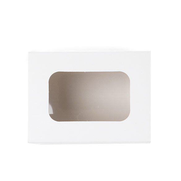 Tweedelige Papieren Dozen Wit 9,5x6,4x5,7cm (25 stuks) [MBS8W]