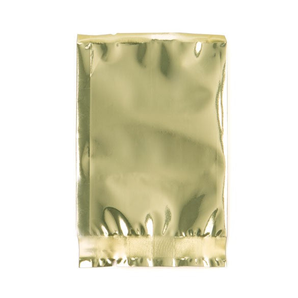 Plastic Zakken Goud 5x7,5cm Gemetalliseerd en Sealbaar (100 stuks) [SMB23SG]