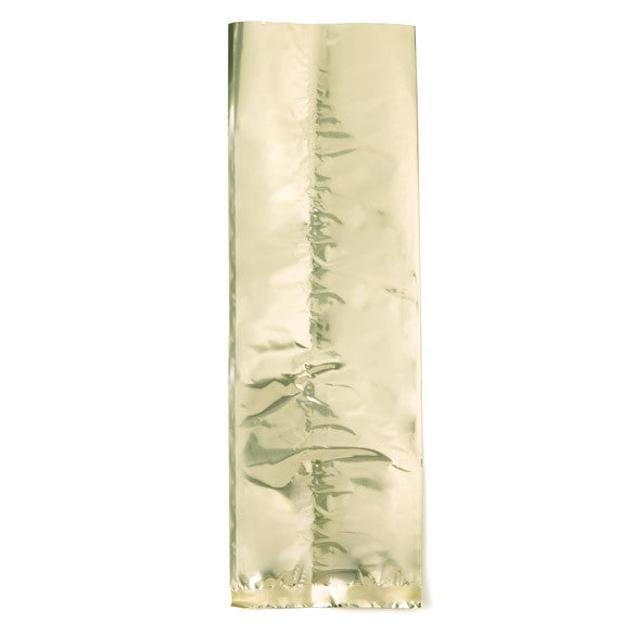 Plastic Zakken Goud 10,2x30,5cm Gemetalliseerd en Sealbaar (100 stuks) [SMB412G]