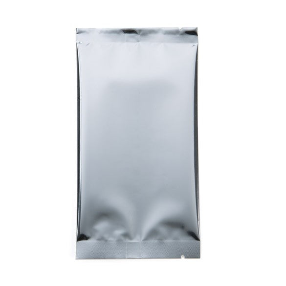 Plastic Zakken Zilver 7,5x14cm Gemetalliseerd en Sealbaar (100 stuks) [SVP35HS]