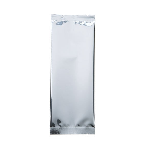 Plastic Zakken Zilver 7,5x20,3cm Gemetalliseerd en Sealbaar (100 stuks) [SVP38S]