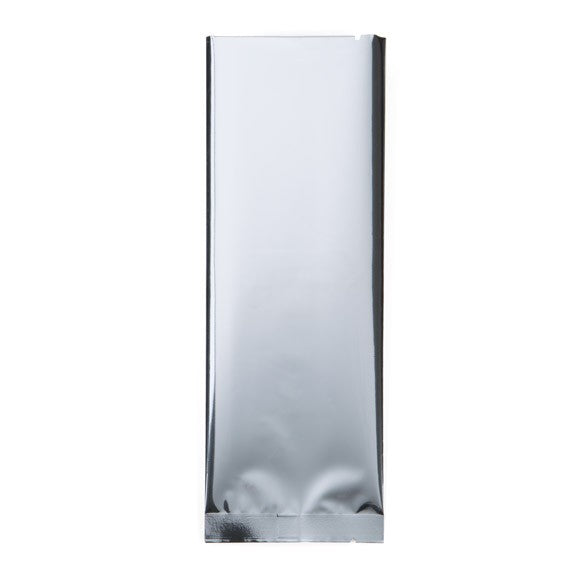 Plastic Zakken Zilver 7,5x20,3cm Gemetalliseerd en Sealbaar (100 stuks) [SVP38S]