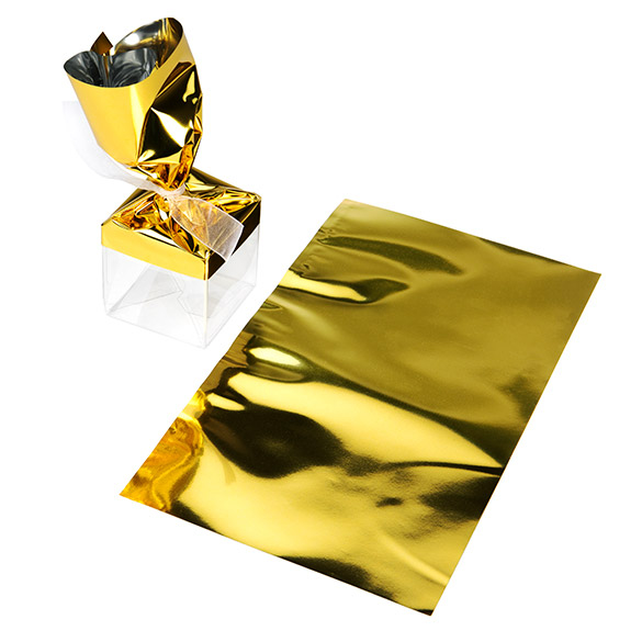Folie Topper Goud Gemetalliseerd 12,7x22,9 cm (25 Stuks) [MT1G]