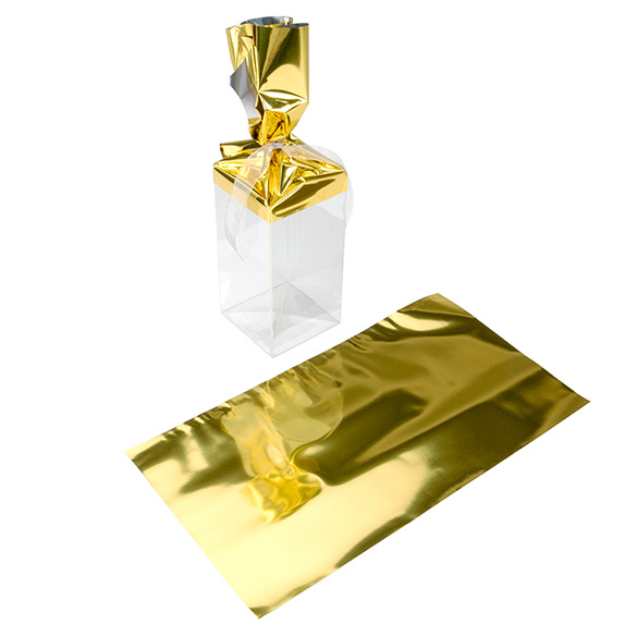 Folie Topper Goud Gemetalliseerd 17,8x33 cm (25 Stuks) [MT2G]