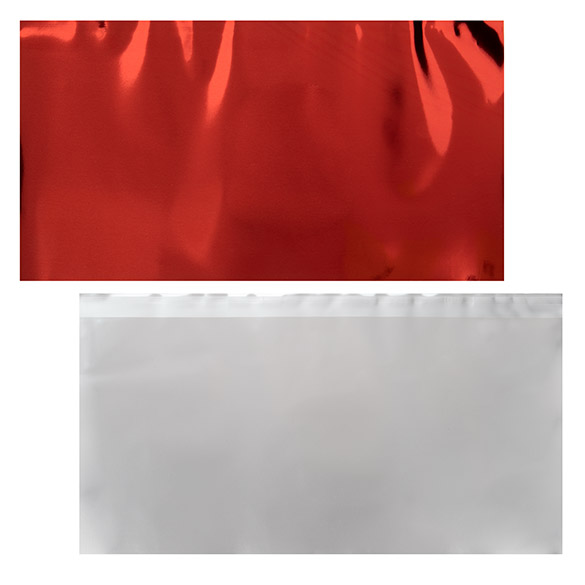 Folie Topper Gemetalliseerd Rood 17,8x33 cm (25 Stuks) [MT2R]