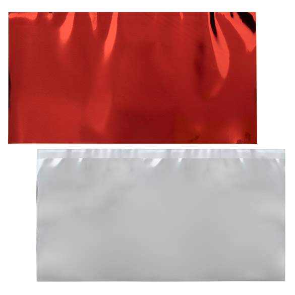 Folie Topper Gemetalliseerd Rood 22,9x43,2 cm (25 Stuks) [MT3R]