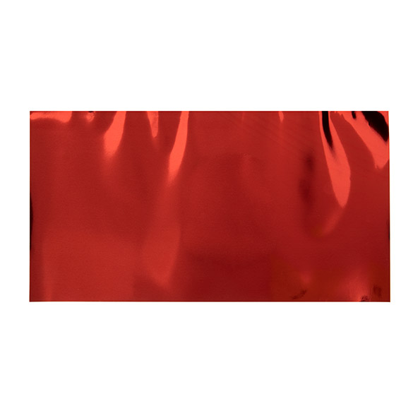 Folie Topper Gemetalliseerd Rood 22,9x43,2 cm (25 Stuks) [MT3R]