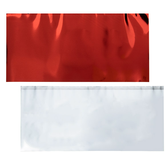 Folie Topper Gemetalliseerd Rood 30,5x63,5 cm (25 Stuks) [MT4R]