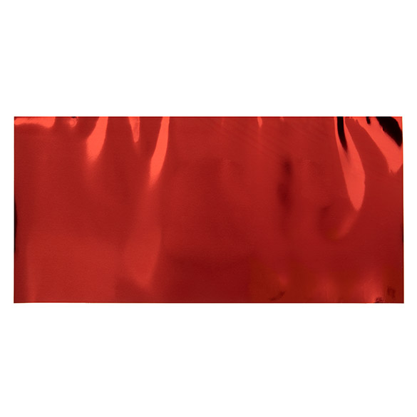 Folie Topper Gemetalliseerd Rood 30,5x63,5 cm (25 Stuks) [MT4R]