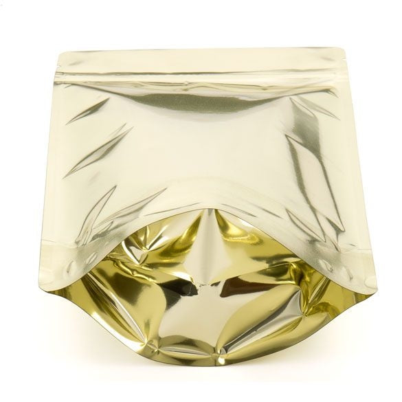 Stazakken Goud met ovaal Venster 17,1x8,9x28,6cm | 340 gram (100 stuks) [ZBGMO4SG]