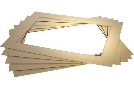 Passepartout Zwart 32,1x47,3cm Venster - Buitenmaat 45,7x61cm (10 stuks) [MS20100]