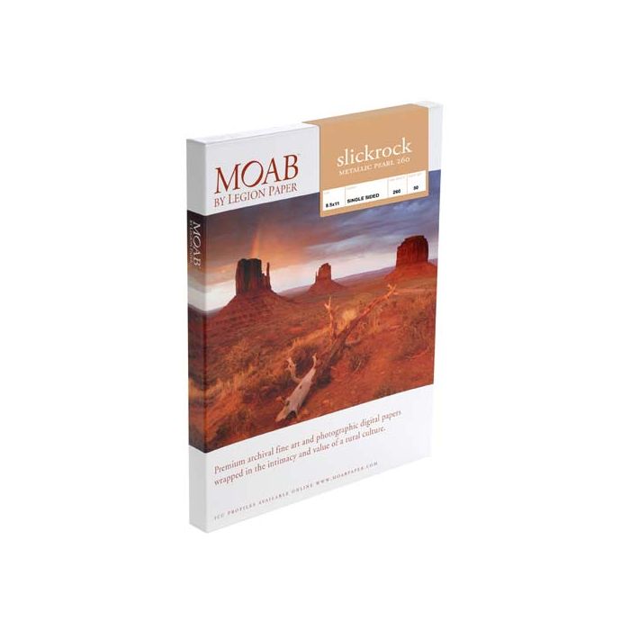 Photo Paper Metallic Pearl 12.7x17.8cm Moab Slickrock