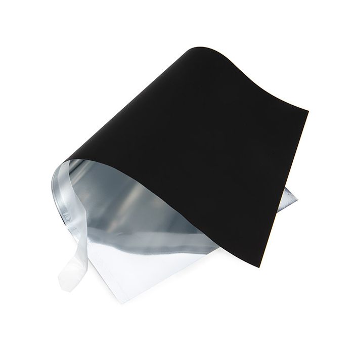 Folie Topper Gemetalliseerd Mat Zwart 12,7x22,9 cm (25 Stuks) [MT1MB]