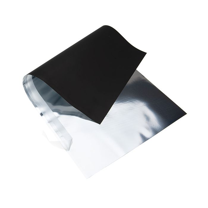 Folie Topper Gemetalliseerd Mat Zwart 17,8x33 cm (25 Stuks) [MT2MB]