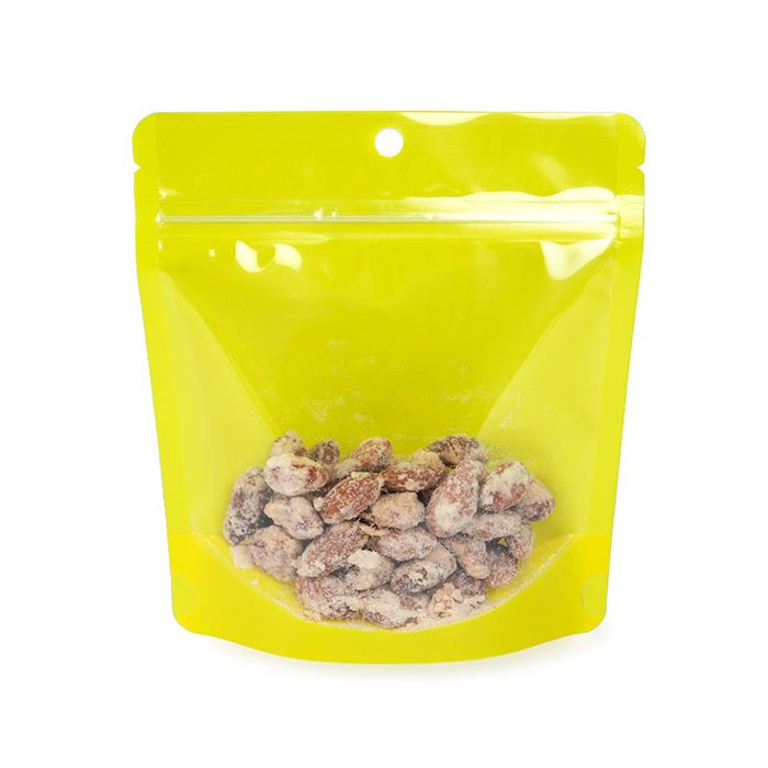 Stazakken Neon Geel 15.9x6.4x14.6 cm met Rond ophanggat (100 stuks) [ZBGNSHZYW]