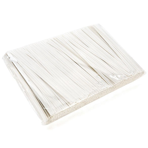 Bindstrips 10,2x0,4cm Wit Papier (1000 stuks) [TT4WH]