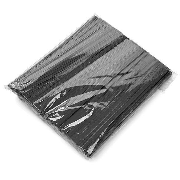 Bindstrips 15,2x0,4cm Papier Zwart (1000 stuks) [TT6BK]