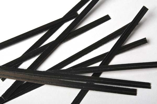 Bindstrips 15,2x0,4cm Papier Zwart (1000 stuks) [TT6BK]