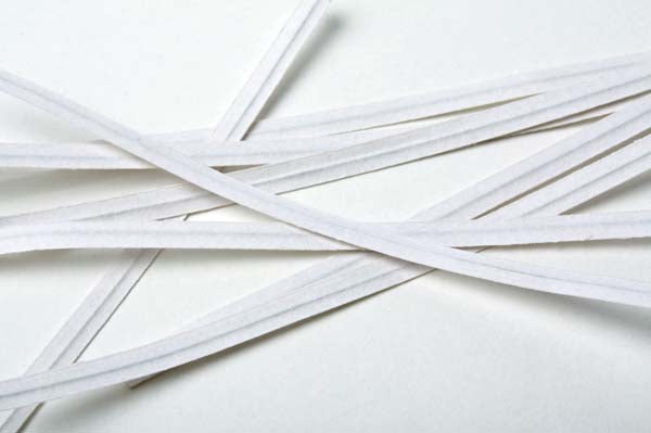 Bindstrips 10,2x0,4cm Wit Papier (1000 stuks) [TT4WH]
